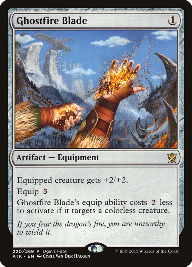 Ghostfire Blade 220 (Ugin's Fate Promos)  | Good Games Adelaide SA