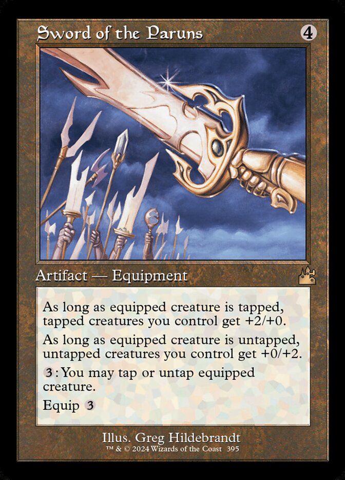 Sword of the Paruns 395 (Ravnica Remastered)  - Foil | Good Games Adelaide SA