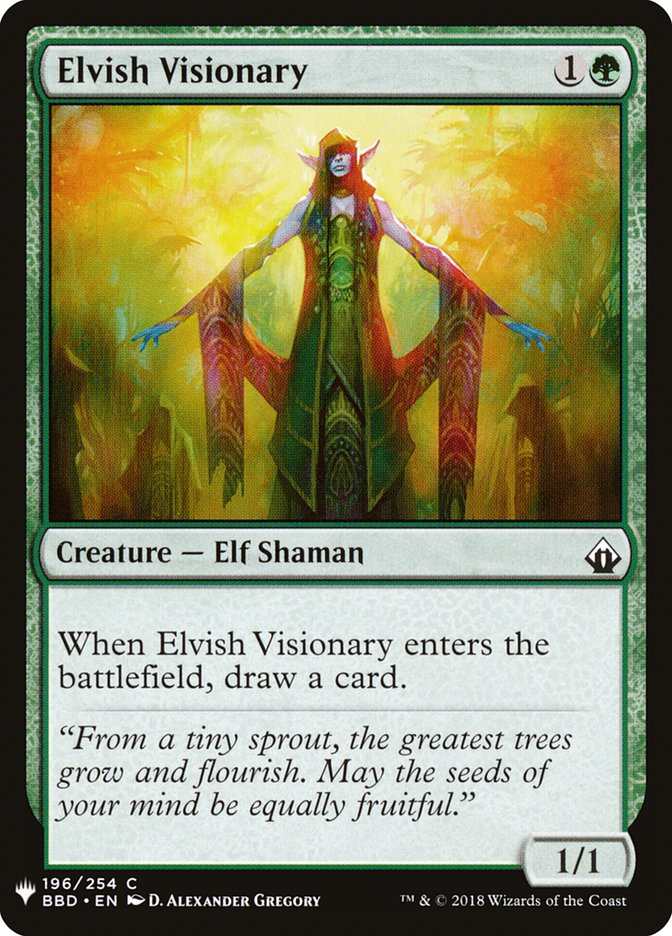 Elvish Visionary 196 (The List Reprints)  | Good Games Adelaide SA