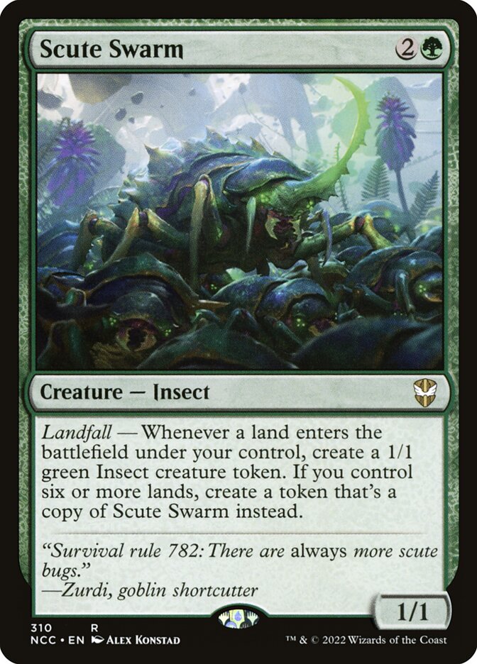 Scute Swarm 310 (Commander: Streets of New Capenna)  | Good Games Adelaide SA
