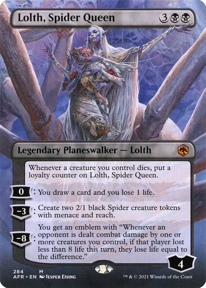 Lolth, Spider Queen 284 (Adventures in the Forgotten Realms)  - Foil | Good Games Adelaide SA