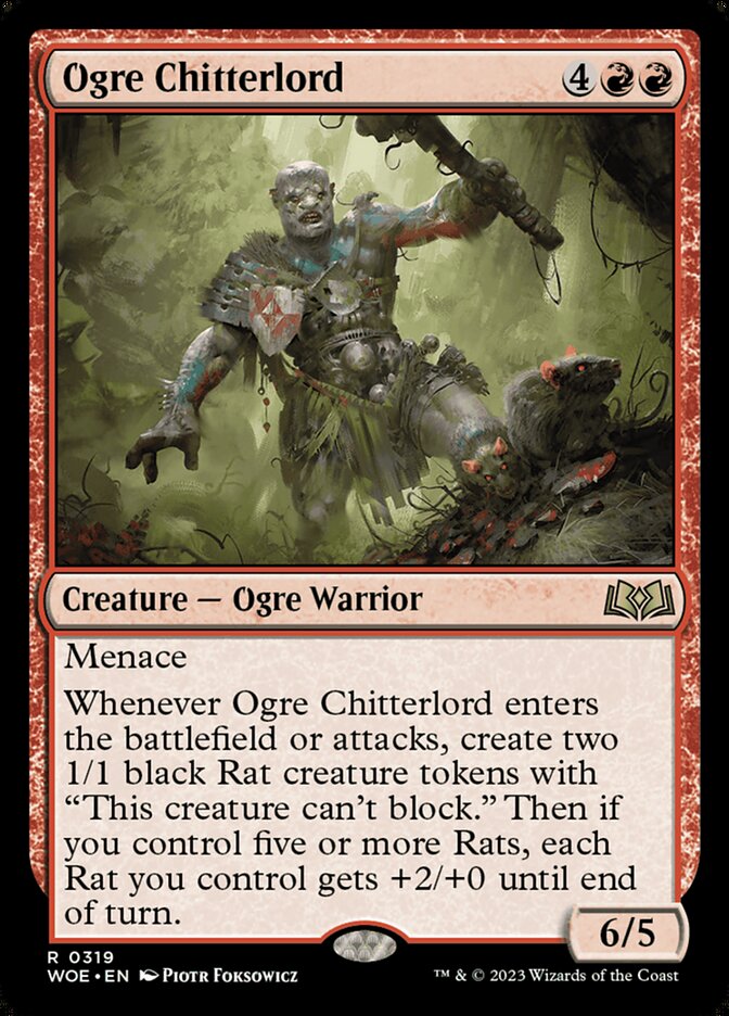 Ogre Chitterlord 319 (Wilds of Eldraine)  | Good Games Adelaide SA