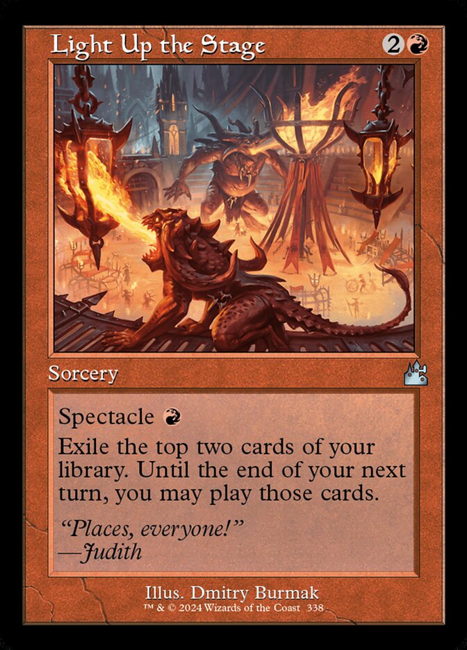 Light Up the Stage 338 (Ravnica Remastered)  - Foil | Good Games Adelaide SA