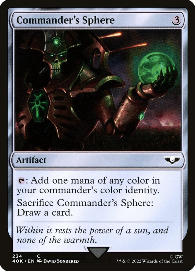 Commander's Sphere 234 (Universes Beyond: Warhammer 40,000)  | Good Games Adelaide SA