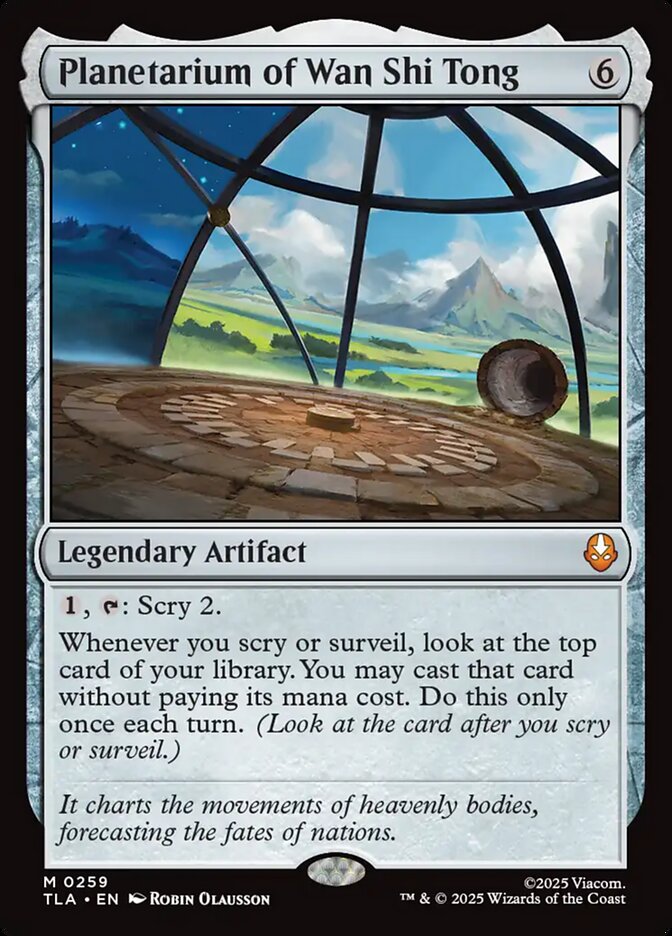 Planetarium of Wan Shi Tong 259 (Avatar: The Last Airbender)  - Foil | Good Games Adelaide SA