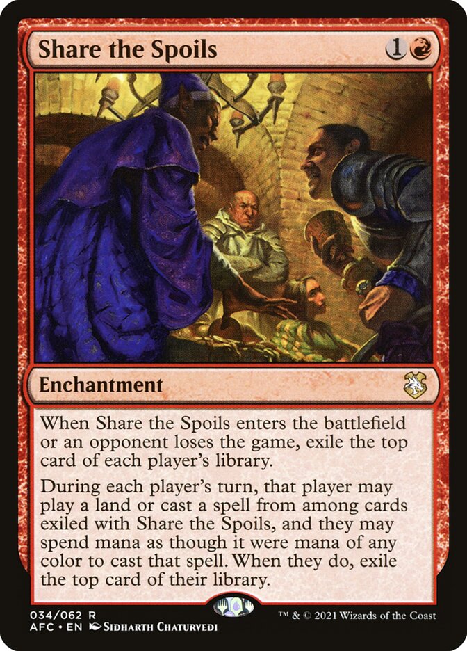 Share the Spoils 34 (Commander: Adventures in the Forgotten Realms)  | Good Games Adelaide SA