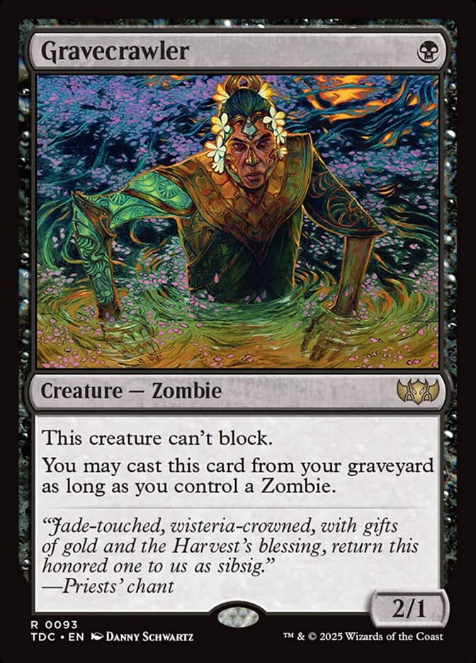 Gravecrawler 93 (Commander: Tarkir: Dragonstorm)  | Good Games Adelaide SA