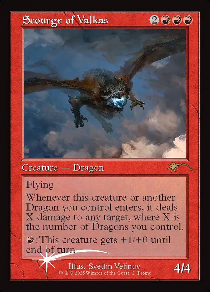 Scourge of Valkas 2 (MagicFest Cards)  - Foil | Good Games Adelaide SA