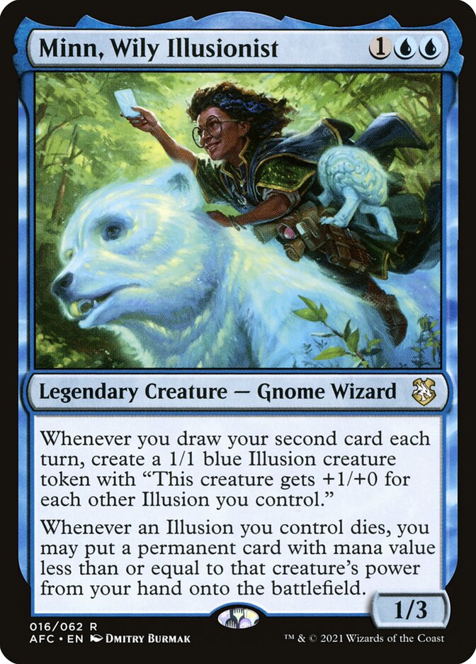 Minn, Wily Illusionist 16 (Commander: Adventures in the Forgotten Realms)  | Good Games Adelaide SA
