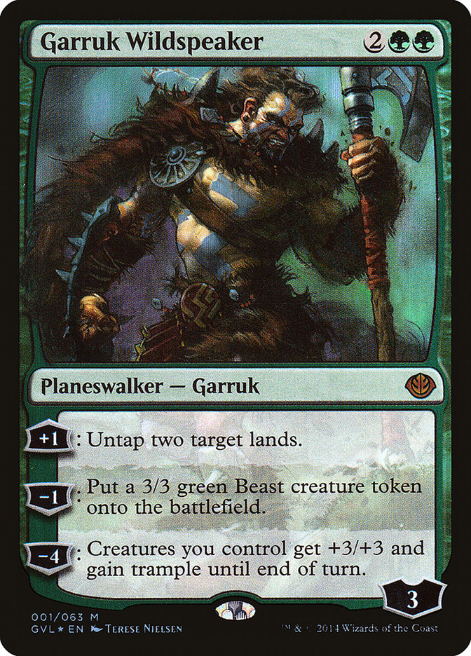 Garruk Wildspeaker 1 (Duel Decks: Anthology)  - Foil | Good Games Adelaide SA