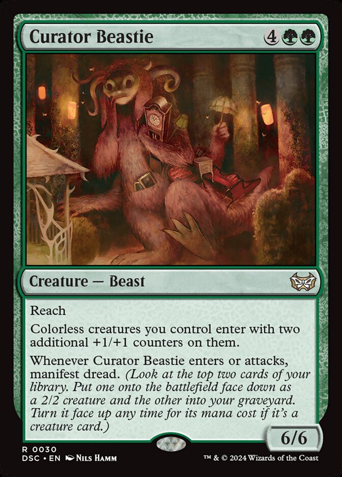 Curator Beastie 30 (Commander: Duskmourn: House of Horror)  | Good Games Adelaide SA