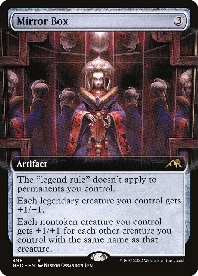 Mirror Box 498 (Kamigawa: Neon Dynasty)  - Extended Art Foil | Good Games Adelaide SA
