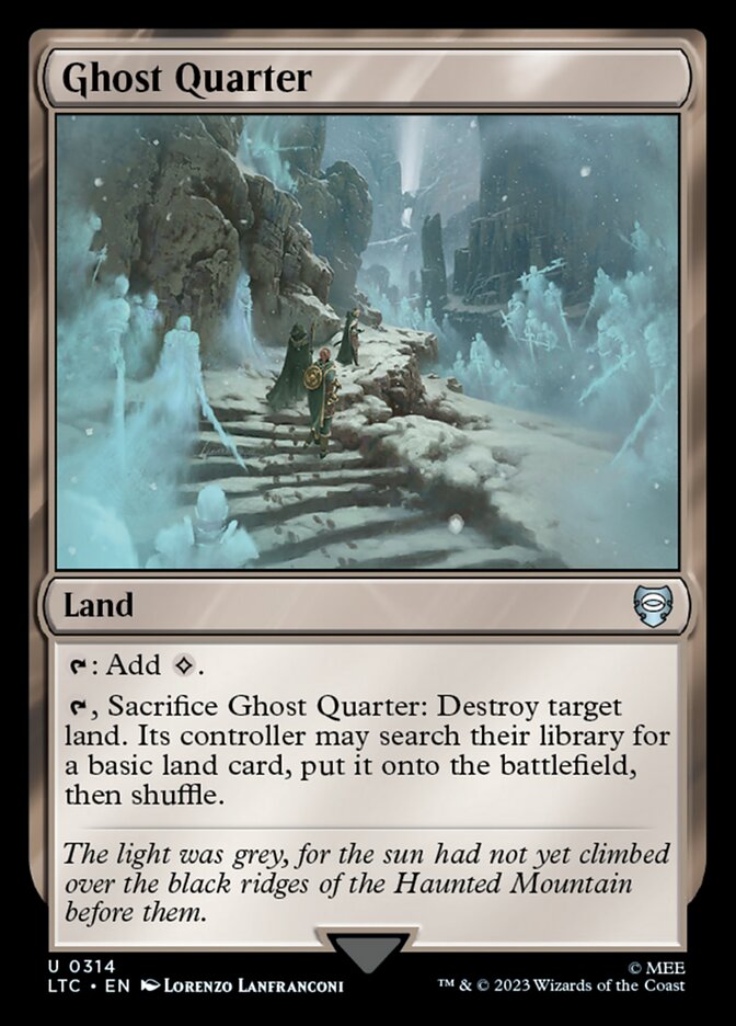 Ghost Quarter 314 (Commander: The Lord of the Rings: Tales of Middle-earth)  | Good Games Adelaide SA
