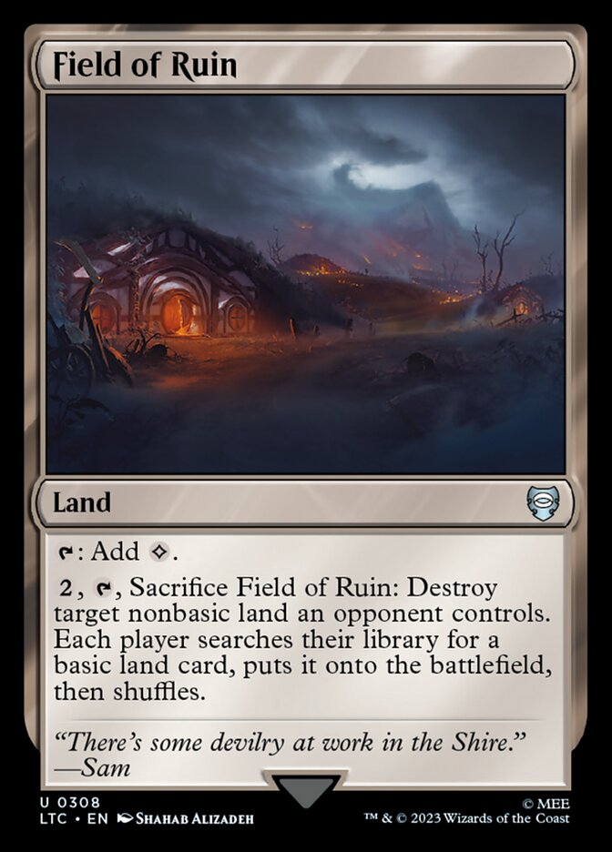 Field of Ruin 308 (Commander: The Lord of the Rings: Tales of Middle-earth)  | Good Games Adelaide SA