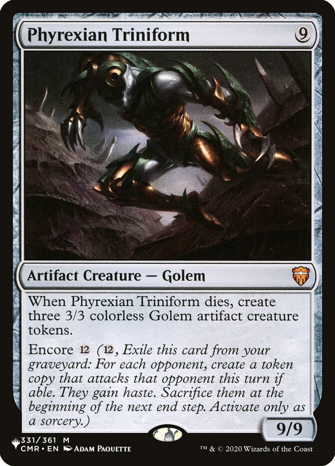 Phyrexian Triniform 331/361 (The List Reprints)  | Good Games Adelaide SA