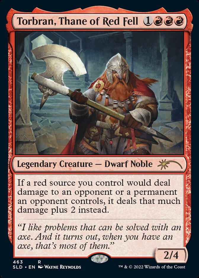 Torbran, Thane of Red Fell 463 (Secret Lair Drop Series)  - Foil | Good Games Adelaide SA