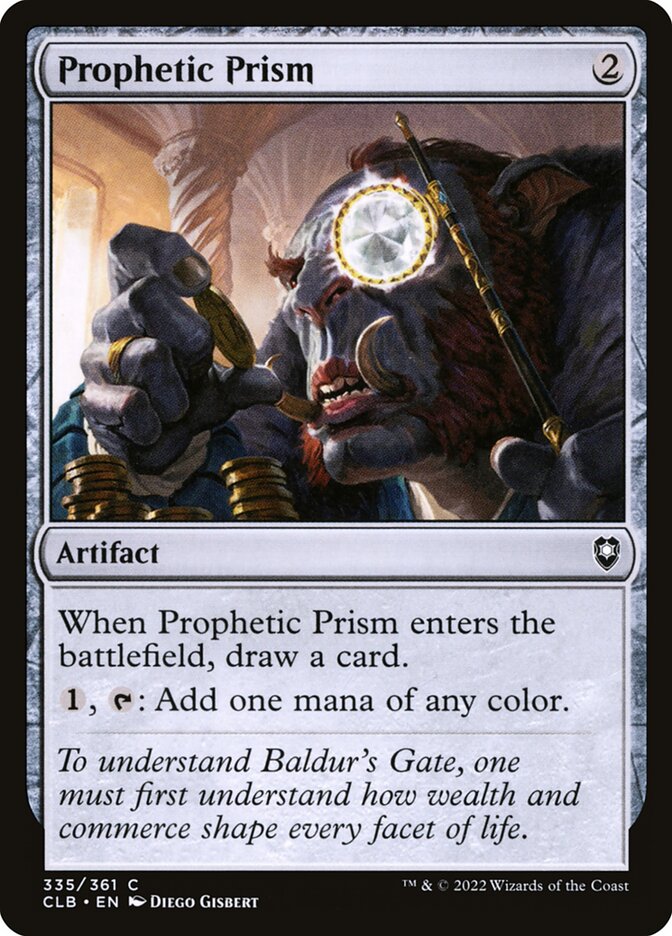 Prophetic Prism 335 (Commander Legends: Battle for Baldur's Gate)  - Foil | Good Games Adelaide SA
