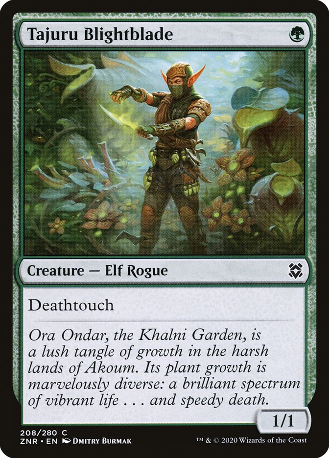Tajuru Blightblade 208 (Zendikar Rising)  | Good Games Adelaide SA