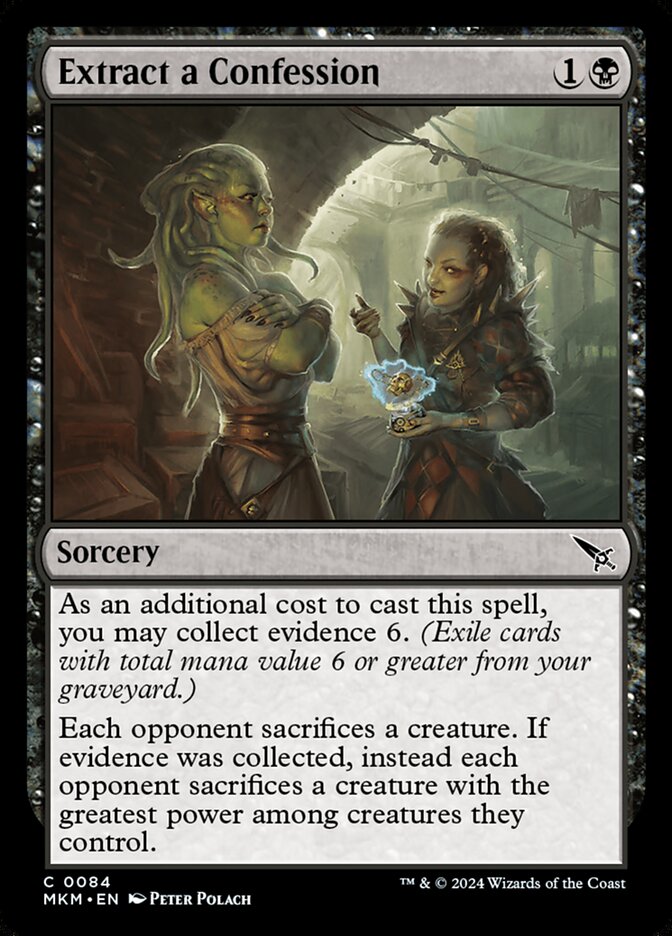 Extract a Confession 84 (Murders at Karlov Manor)  - Foil | Good Games Adelaide SA