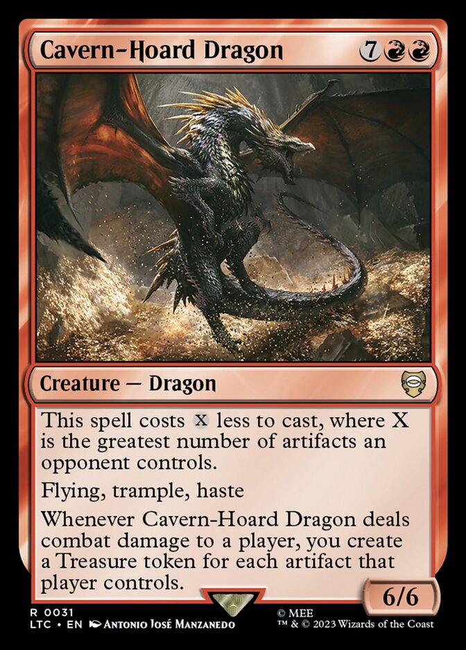 Cavern Hoard Dragon 31 (Commander: The Lord of the Rings: Tales of Middle-earth)  | Good Games Adelaide SA