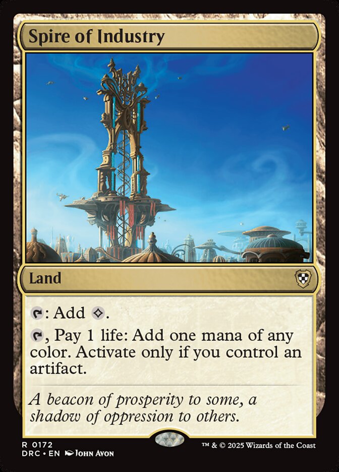 Spire of Industry 172 (Commander: Aetherdrift)  | Good Games Adelaide SA