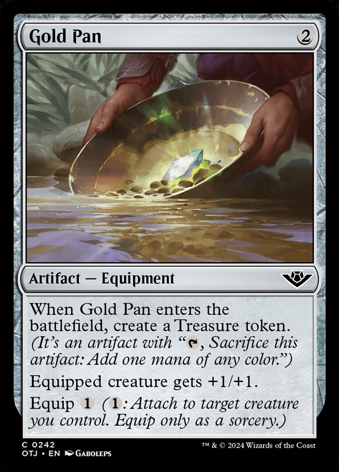 Gold Pan 242/286 (Outlaws of Thunder Junction)  - Foil | Good Games Adelaide SA
