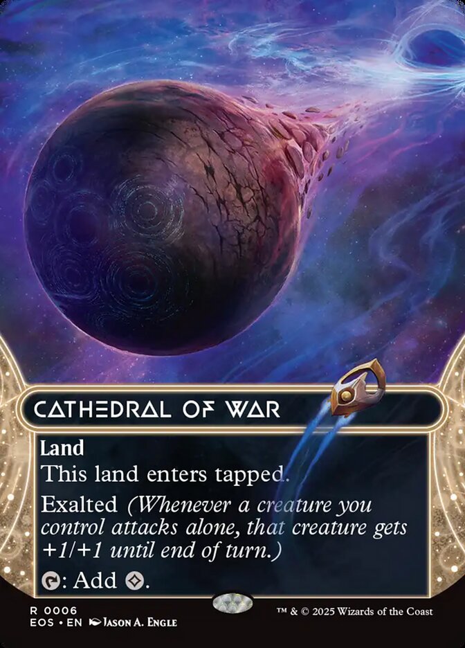 Cathedral of War 6 (Edge of Eternities: Stellar Sights)  - Foil | Good Games Adelaide SA