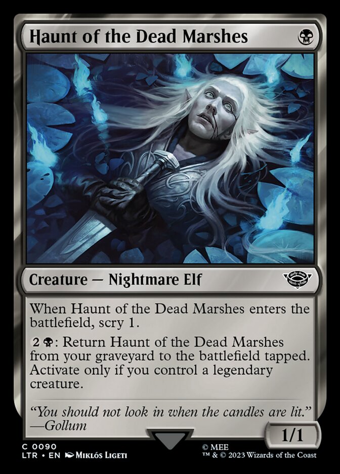 Haunt of the Dead Marshes 90 (Universes Beyond: The Lord of the Rings: Tales of Middle-earth)  - Foil | Good Games Adelaide SA