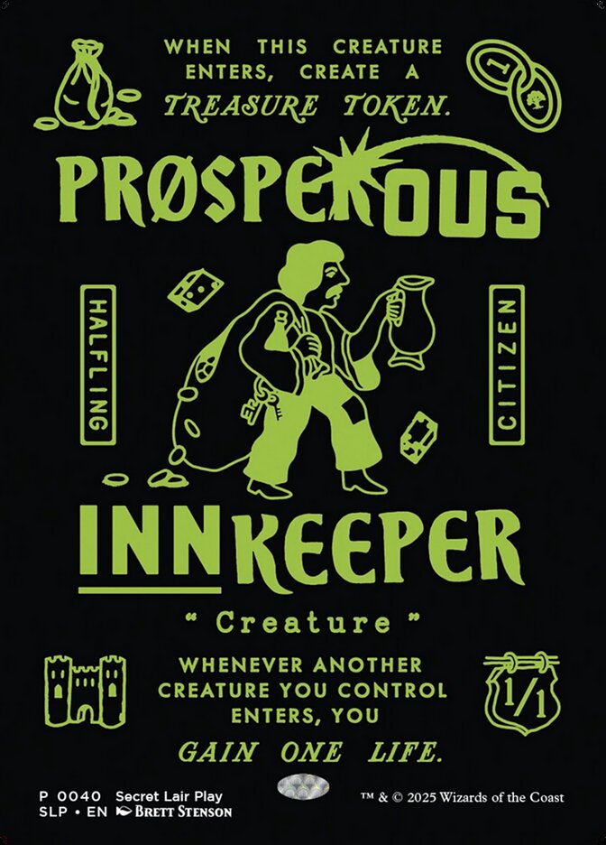 Prosperous Innkeeper 40 (Secret Lair Showdown)  - Borderless | Good Games Adelaide SA