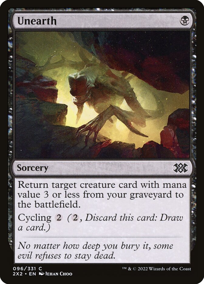Unearth 96 (Double Masters 2022)  - Foil | Good Games Adelaide SA