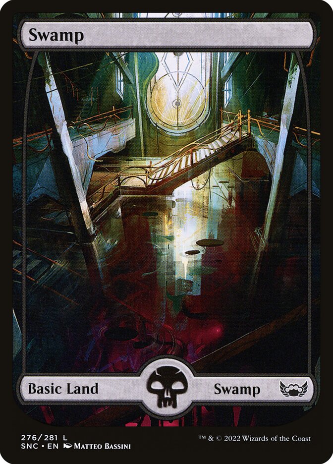 Swamp 276 (Streets of New Capenna)  - Foil | Good Games Adelaide SA