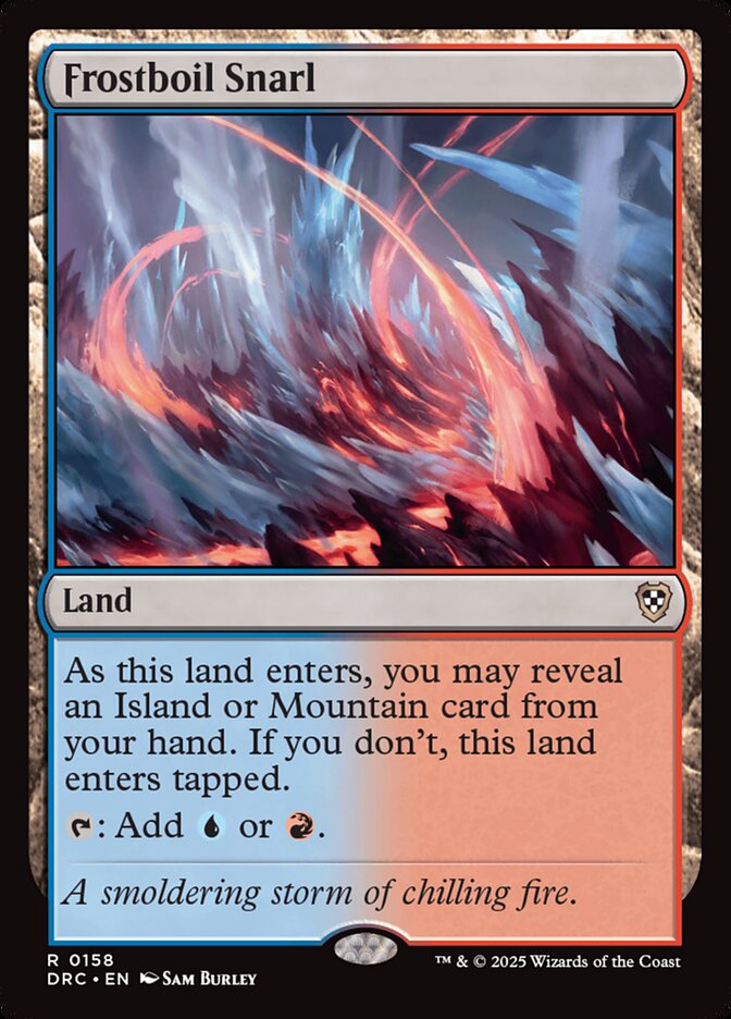 Frostboil Snarl 158 (Commander: Aetherdrift)  | Good Games Adelaide SA