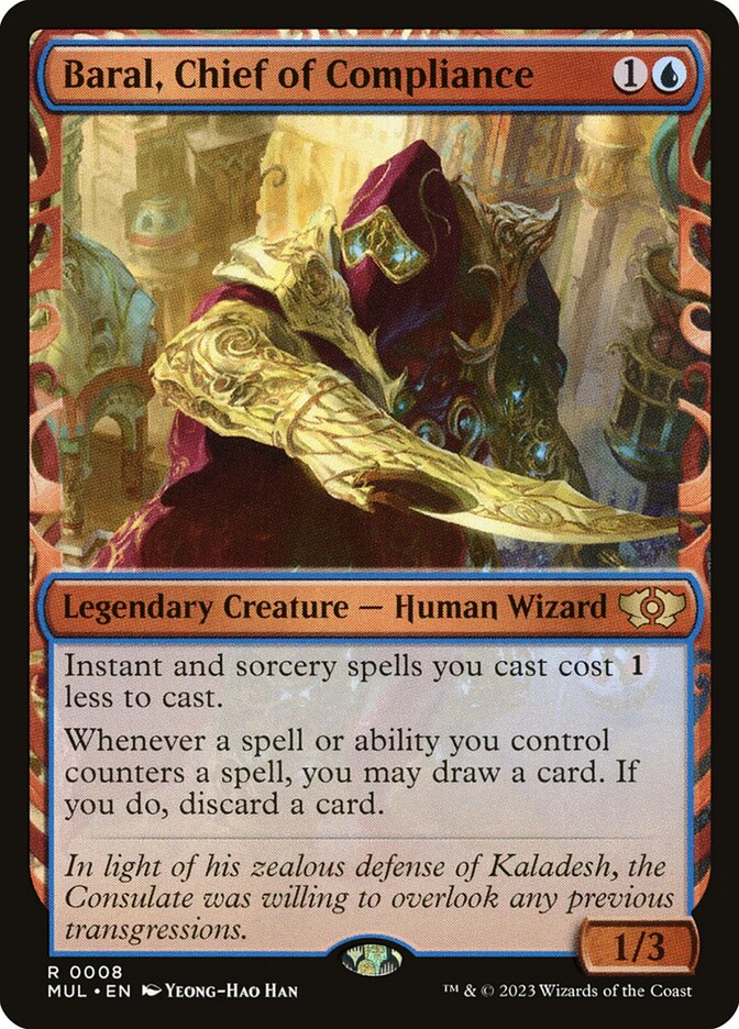 Baral, Chief of Compliance 8 (March of the Machine: Multiverse Legends)  - Foil | Good Games Adelaide SA