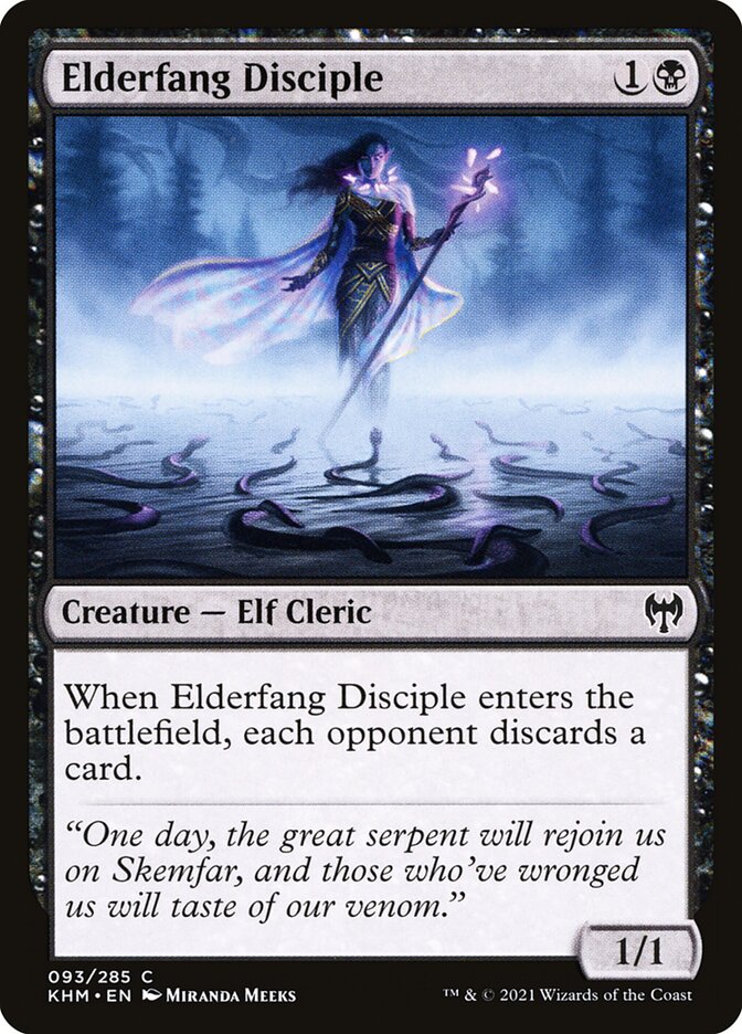Elderfang Disciple 93 (Kaldheim)  - Foil | Good Games Adelaide SA