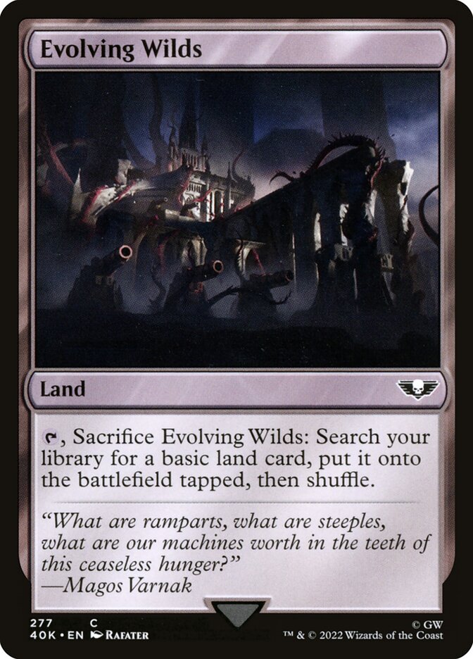 Evolving Wilds 277 (Universes Beyond: Warhammer 40,000)  | Good Games Adelaide SA