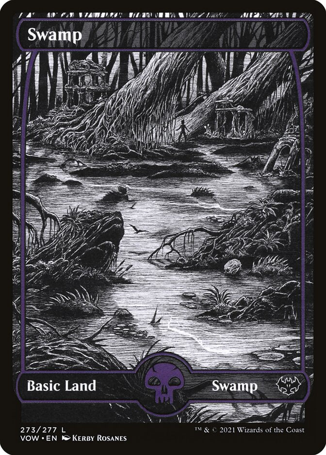 Swamp 273 (Innistrad: Crimson Vow)  - Foil | Good Games Adelaide SA
