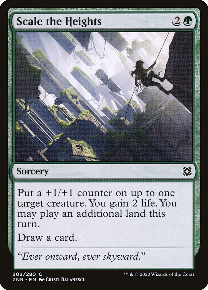 Scale the Heights 202 (Zendikar Rising)  - Foil | Good Games Adelaide SA