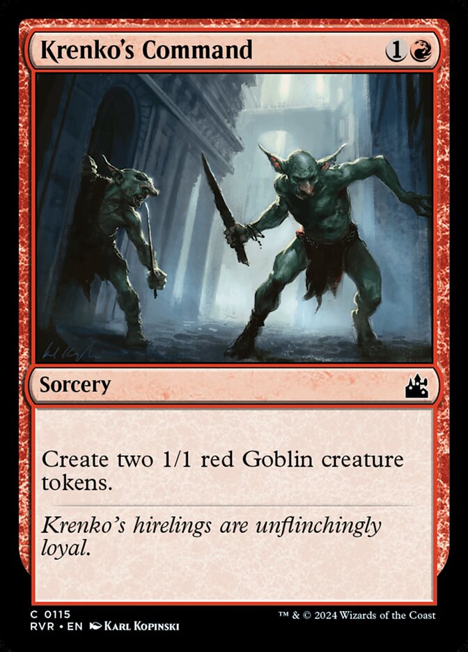 Krenko's Command 115 (Ravnica Remastered)  - Foil | Good Games Adelaide SA