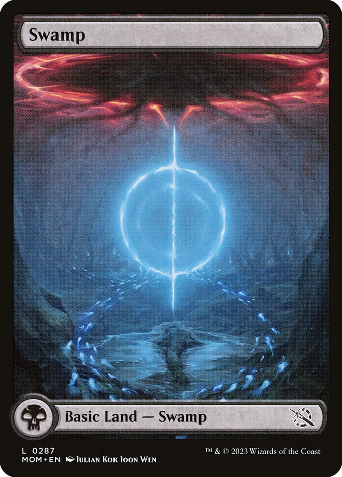 Swamp 287 (March of the Machine)  - Full Art | Good Games Adelaide SA