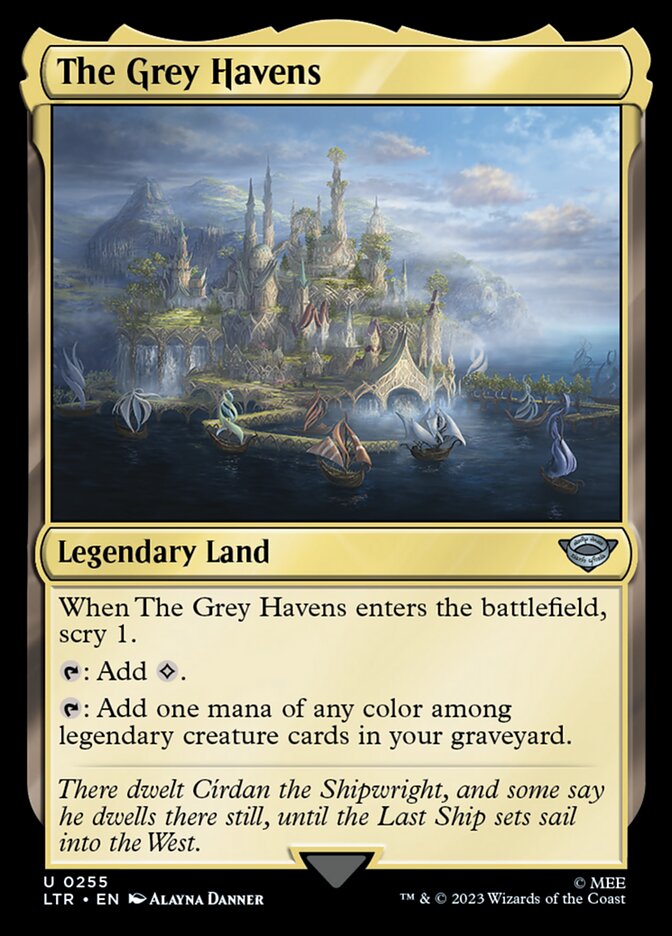 The Grey Havens 255 (Universes Beyond: The Lord of the Rings: Tales of Middle-earth)  - Foil | Good Games Adelaide SA