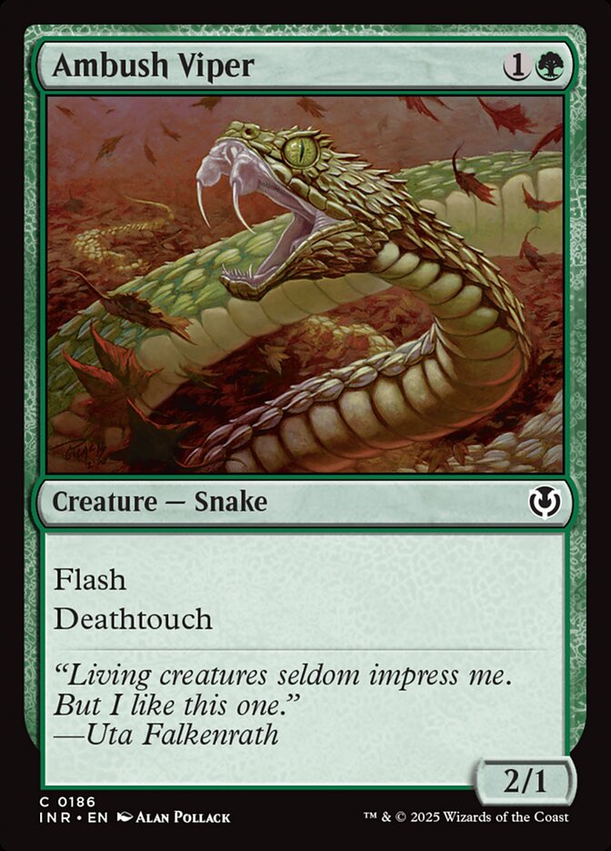 Ambush Viper 186 (Innistrad Remastered)  - Foil | Good Games Adelaide SA