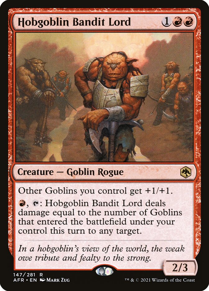 Hobgoblin Bandit Lord 147 (Adventures in the Forgotten Realms)  | Good Games Adelaide SA