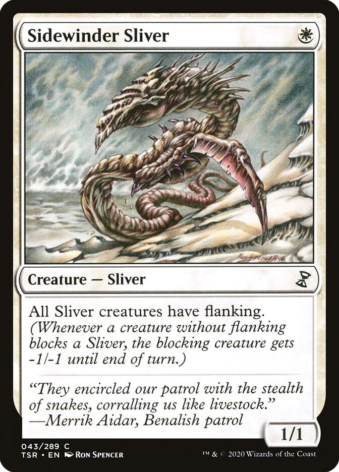 Sidewinder Sliver 43 (Time Spiral: Remastered)  - Foil | Good Games Adelaide SA