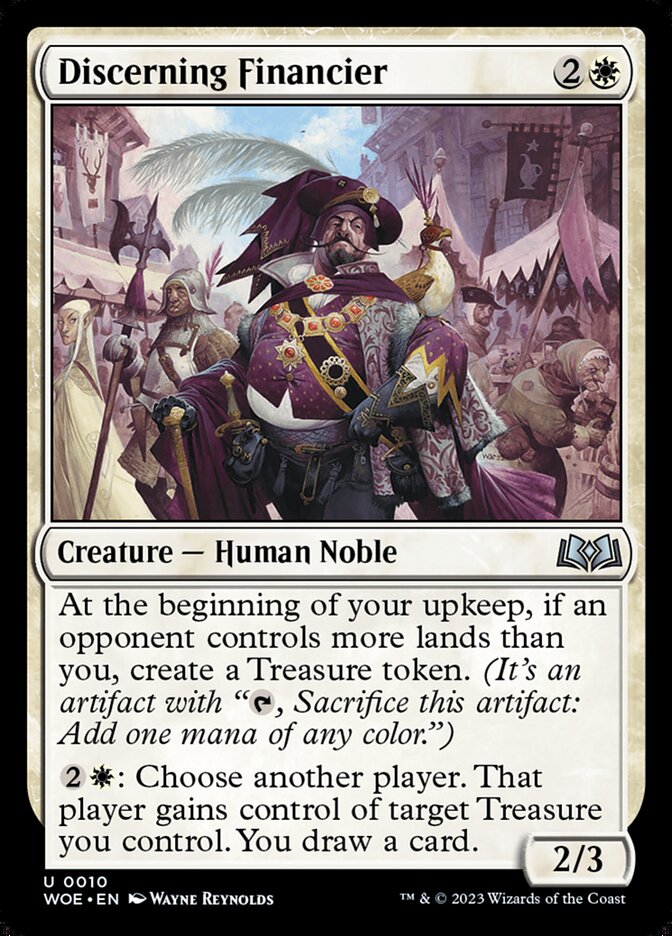 Discerning Financier 10 (Wilds of Eldraine)  - Foil | Good Games Adelaide SA