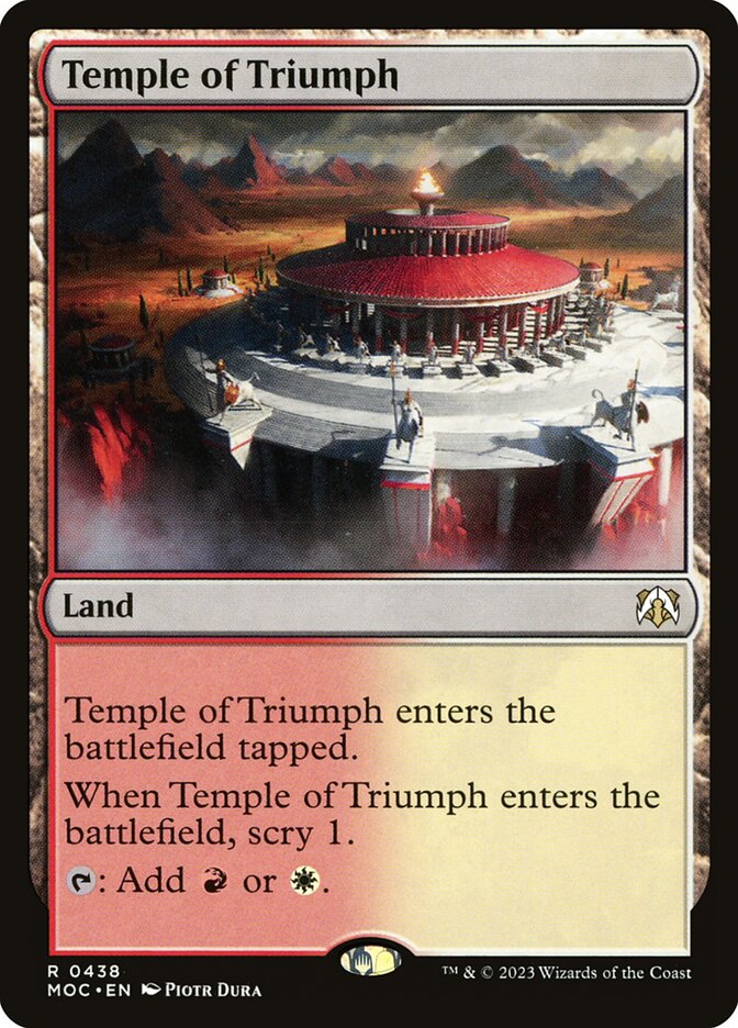 Temple of Triumph 438 (Commander: March of the Machine)  | Good Games Adelaide SA