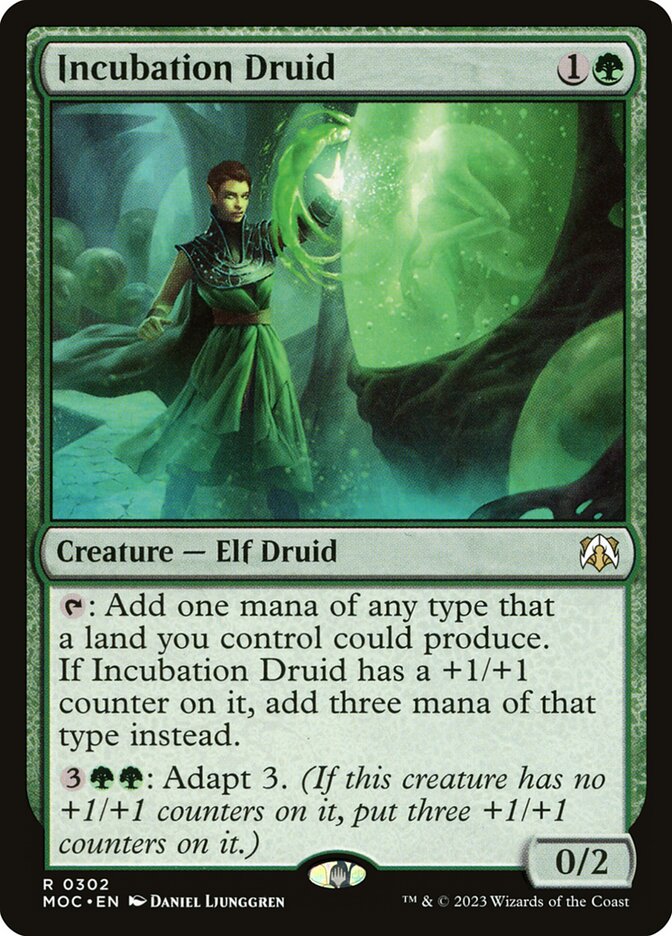 Incubation Druid 302 (Commander: March of the Machine)  | Good Games Adelaide SA