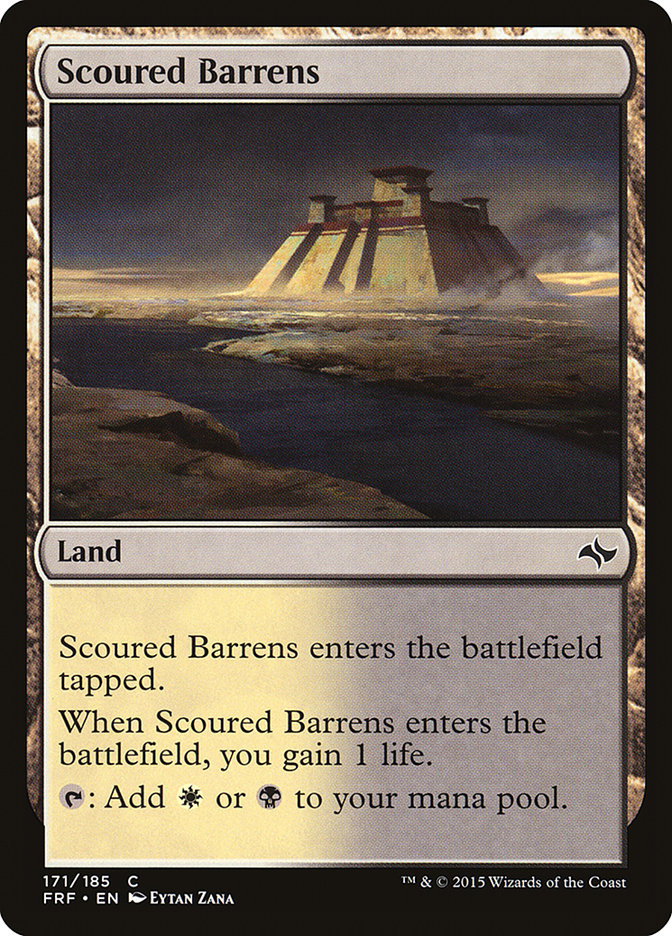Scoured Barrens 171 (Fate Reforged)  - Foil | Good Games Adelaide SA