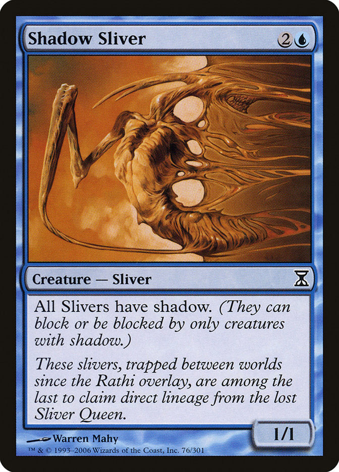 Shadow Sliver 76 (Time Spiral)  - Foil | Good Games Adelaide SA
