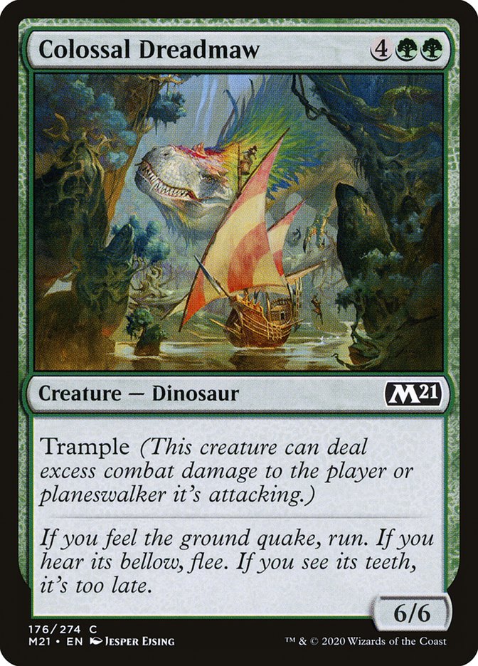 Colossal Dreadmaw 176 (Core Set 2021)  | Good Games Adelaide SA