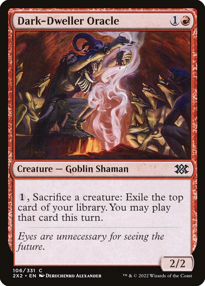 Dark-Dweller Oracle 106 (Double Masters 2022)  - Foil | Good Games Adelaide SA